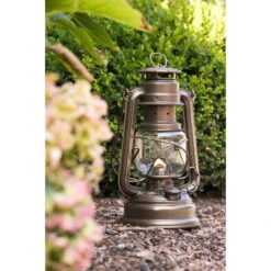 Feuerhand Sturmlaterne 'Baby Special 267', Bronze, 26,5 X 13,5 X 15 Cm -Günstiges Gartenambiente Geschäft 3990100191 feuerhand sturmlaterne 3 121593