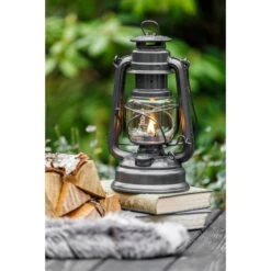 Feuerhand Sturmlaterne 'Baby Special 276', Sparkling Iron, 26,5 X 13,5 X 15 Cm -Günstiges Gartenambiente Geschäft 3990100201 feuerhand sturmlaterne 2 121852