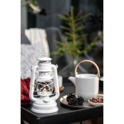 Feuerhand Sturmlaterne 'Baby Special 276', Reinweiß, 26,5 X 13,5 X 15 Cm -Günstiges Gartenambiente Geschäft 3990100203 feuerhand sturmlaterne 2 121860