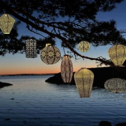 Solarlaterne 'Cylinder 18 Mandela', Light Taupe, Ø 18 X 33 Cm -Günstiges Gartenambiente Geschäft 72462 lumiz IMG 8262 123930 20