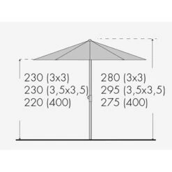 Doppler Sonnenschirm 'Alu-Expert Teleskop', Ø 400 Cm, Natur 6 Doppler Sonnenschirm 'Alu-Expert Teleskop', Ø 400 Cm, Natur -Günstiges Gartenambiente Geschäft Alu Expert Teleskop 400 Abmessung 67402 1