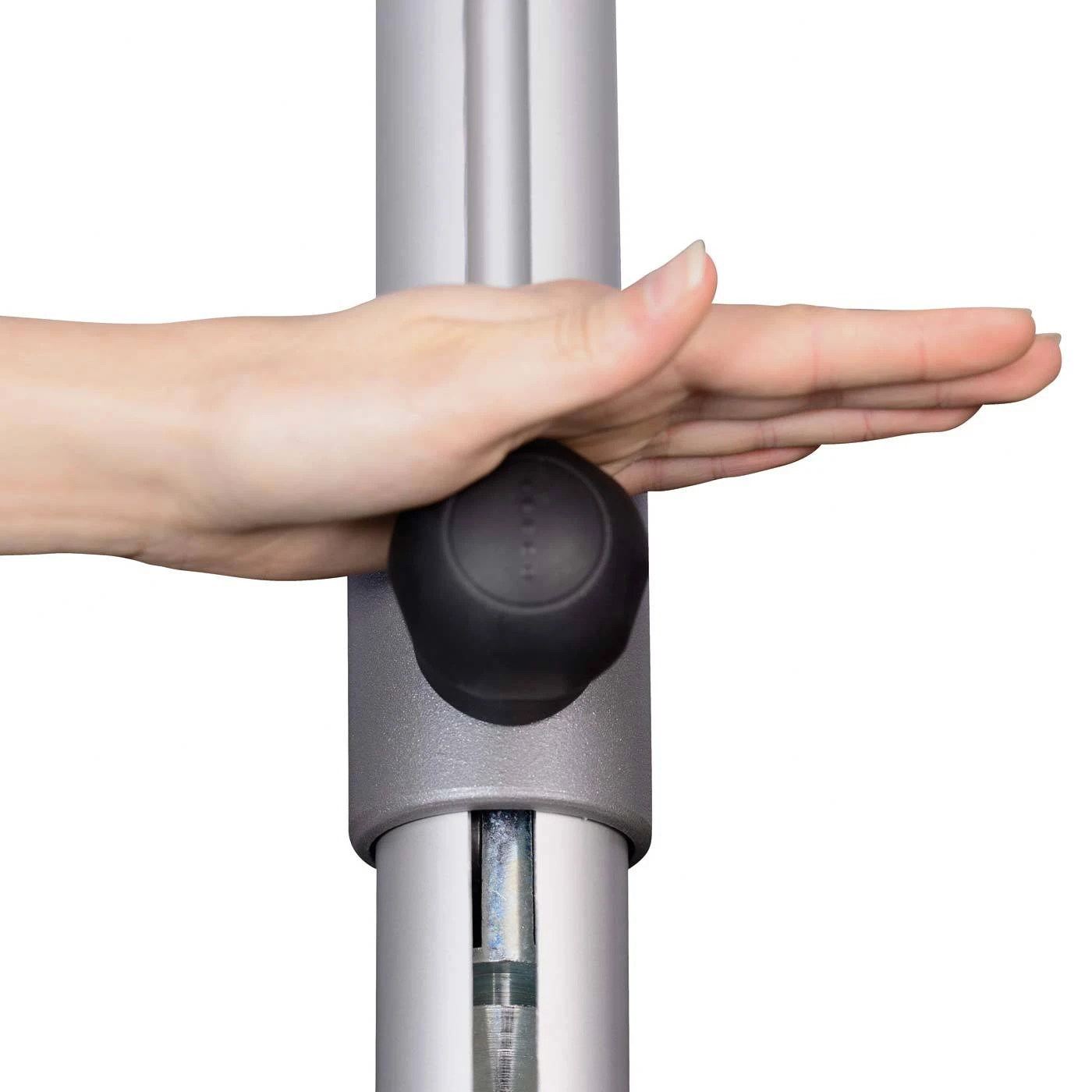 Doppler Sonnenschirm 'Alu-Expert Teleskop', Ø 400 Cm, Natur 2 Doppler Sonnenschirm 'Alu-Expert Teleskop', Ø 400 Cm, Natur – Bild 2