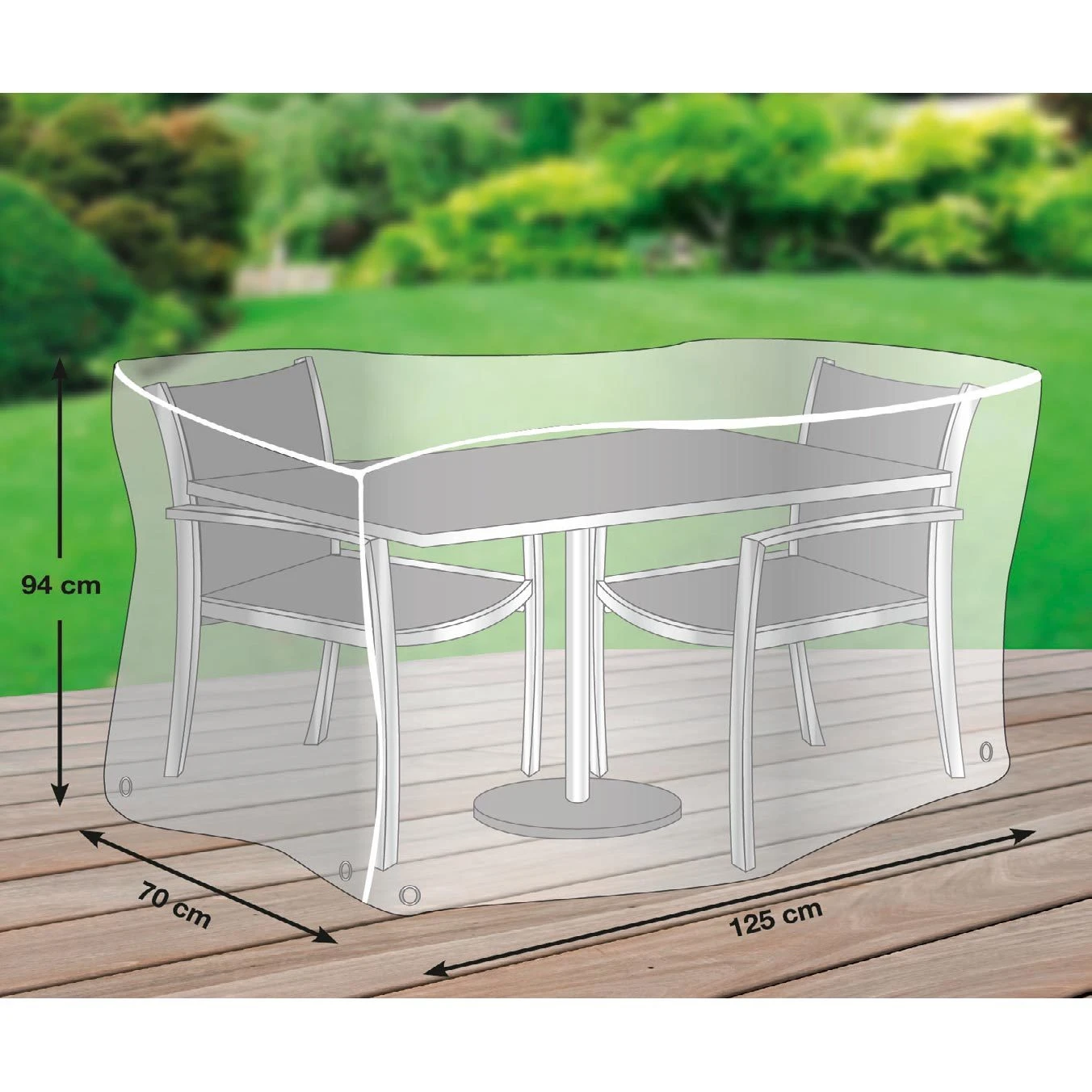 Kölle Premium Schutzhülle Für Balkonset 125x70 Cm 2 Kölle Premium Schutzhülle Für Balkonset 125x70 Cm – Bild 2