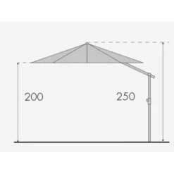 Doppler Pendelschirm 'Expert 350' Aus Aluminium, Ø 350 Cm -Günstiges Gartenambiente Geschäft Expert Pendel 350 Abmessung 67442