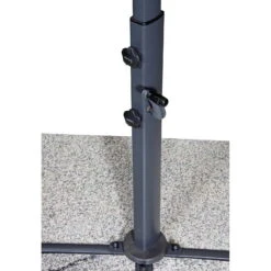 Doppler Pendelschirm 'Ravenna Smart 300', Um 360° Drehbar, Ø 300 Cm, Natur -Günstiges Gartenambiente Geschäft Ravenna smart 300 detail Standfuss 67465 1